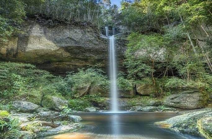 Air terjun bawin kameloh - Gunung Mas